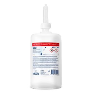 Торк - Дезинфектант за ръце на алкохолна основа, 1000 мл.(6 бр./каш.)/ Tork Alcohol Liquid Hand Sanitizer (420110-00)