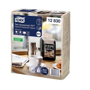 Торк - Диспенърни салфетки за маса N14 - натурални, 2 пл. (6 пачки/720 къса) (12830-00)