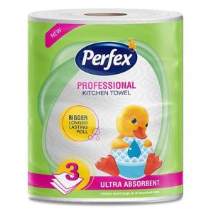 ДРЕНИК - Кухн. ролка PERFEX Professional,  3 пл., целулоза
