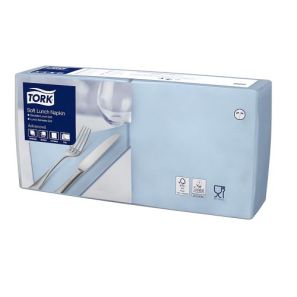 ТОРК - Салфетки за обяд,светло сини  3пл.(477871)(IT)