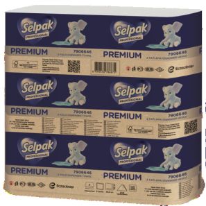 Еком - Selpak Premium Кърпи за ръце Z fold(23.5х24см)(20х200)(7906646)