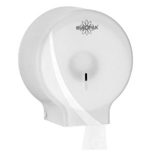 РУЛОПАК - Диспенсър - тоал. хартия мини джъмбо - бял (R-1310)
