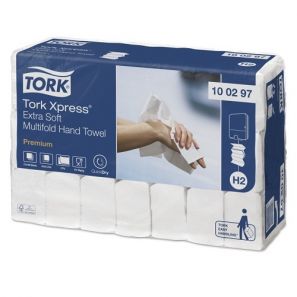 Торк - Сгънати кърпи Premium H2 - целулоза, 2 пл. - 21см х 34см (100бр./пач.)(21пач./стек) - Xpress (100297-38) ( DE )