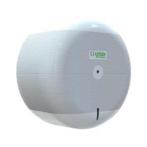 ЛОСДИ - Диспенсър за тоалетна хартия централно изтегляне - бял ECO LUXE (CP3000B-L)-L)