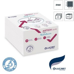 ЛУКАРТ -  Медицински кърпи AirTech, 29 см/ 30 см, (45 бр/пакет)(32 пакета/кашон) (853023) 